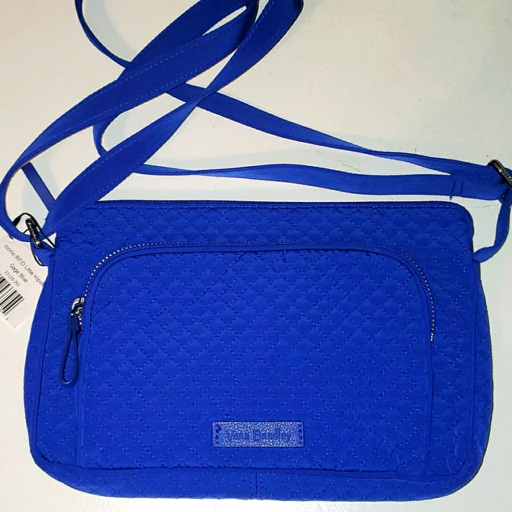 Vera Bradley Blue quilted Shoulder Bag